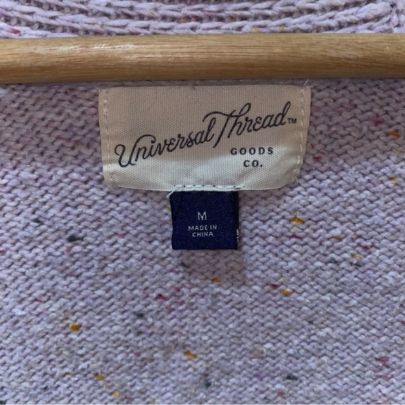 Universal Thread Women's Pastel Speckled Buttoned Cardigan, Medium - Picture 6 of 7